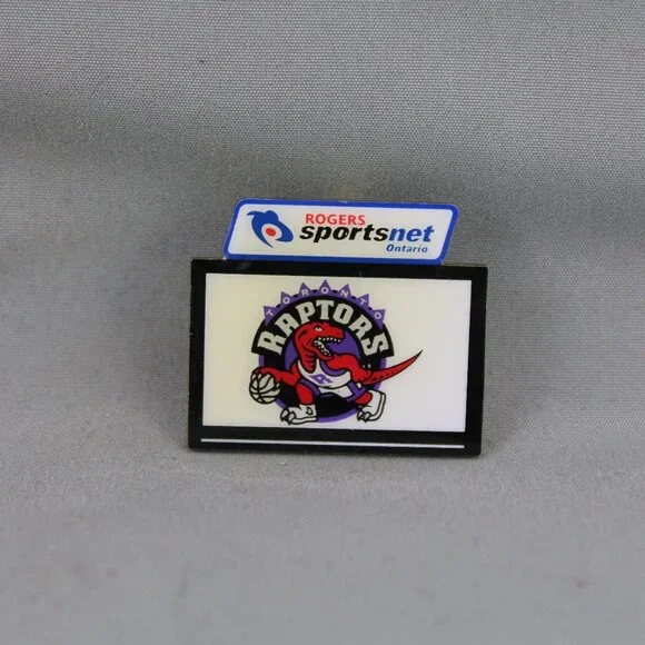 Toronto Raptors Pin (VTG) - Raptors on Sportsnet - Screened Pin - Picture 1 of 3